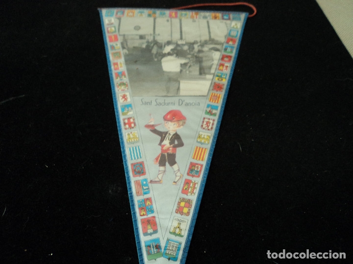 Sammlung von Wimpeln: BANDERIN PLASTIFICADO SANT SADURNI D&acute;ANOIA  29 X 15 CM