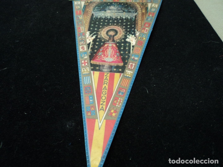 Sammlung von Wimpeln: BANDERIN PLASTIFICADO ZARAGOZA 29 X 15 CM