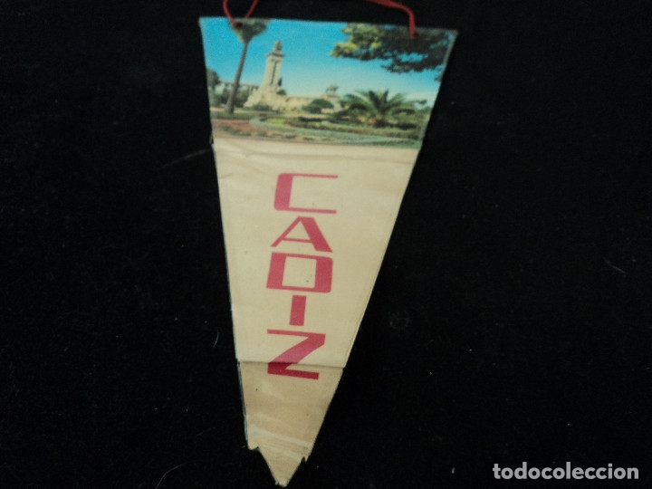 Sammlung von Wimpeln: BANDERIN PLASTIFICADO CADIZ 29 X 15 CM
