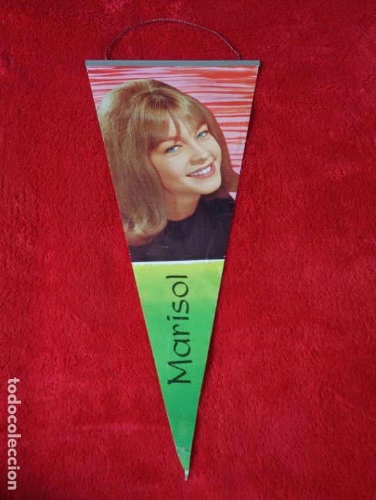 Bandierine di collezione: BANDERIN DE LA CANTANTE Y ACTRIZ MARISOL - A&Ntilde;OS 60