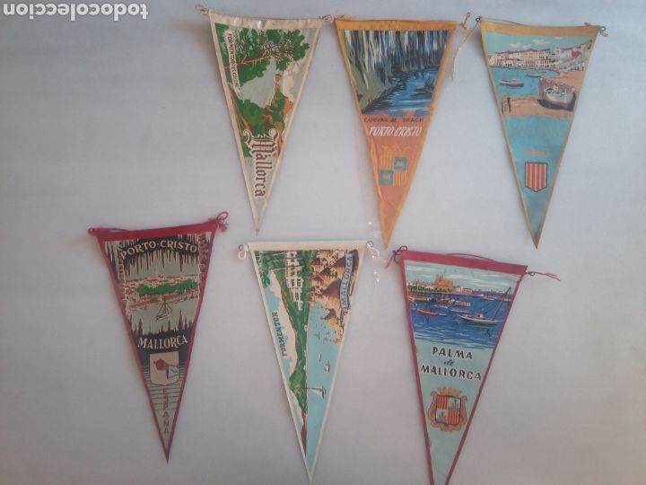 Bandierine di collezione: Seis banderines. palma. Mallorca. Baleares. Menorca