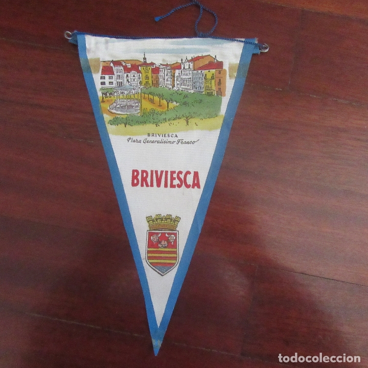 Bandierine di collezione: antiguo banderin falangista franco briviesca