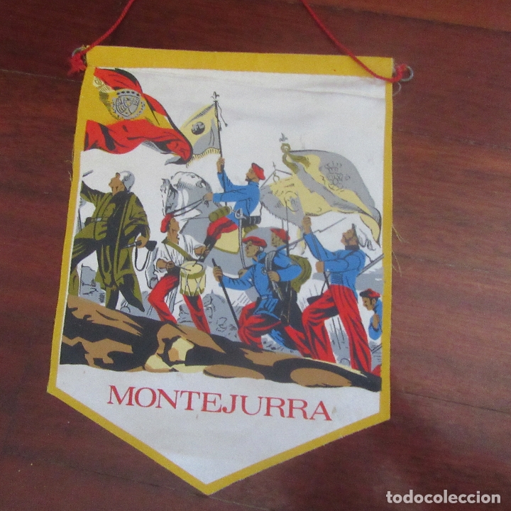 Bandierine di collezione: antiguo banderin franquista carlista requete