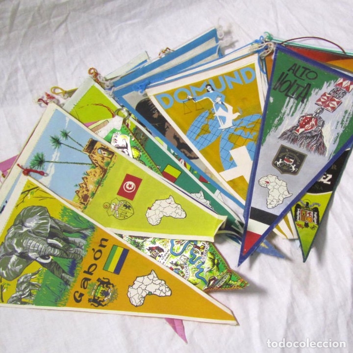 Banderines de colecci&oacute;n: 19 banderines variados - Foto 1