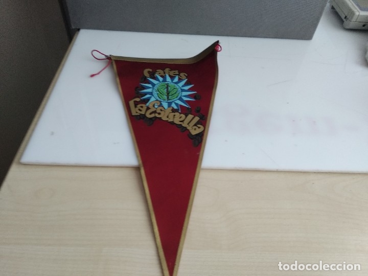 Sammlung von Wimpeln: ANTIGUO BANDERIN DE TELA  CAFES LA ESTRELLA