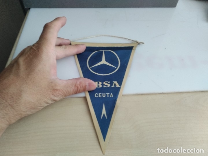 Sammlung von Wimpeln: ANTIGUO BANDERIN DE TELA IBSA CEUTA MERCEDES