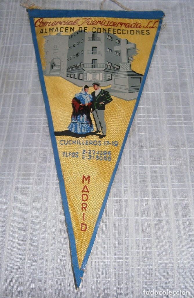 Collection pennants: banderin comercial puertacerrada S,L almacen de confeccion
