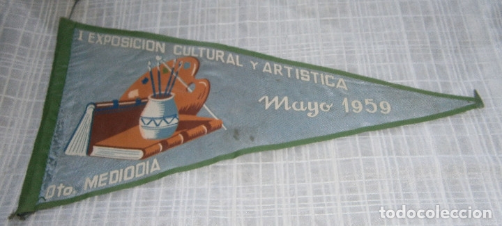 Collection pennants: banderin I exposicion cultural y artistica  mayo 1959