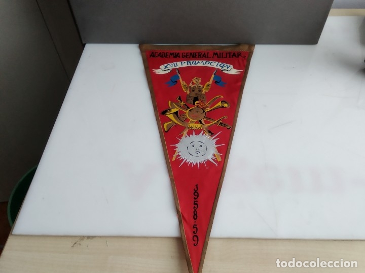 Sammlung von Wimpeln: ANTIGUO BANDERIN DE TELA ACADEMIA GENERAL MILITAR