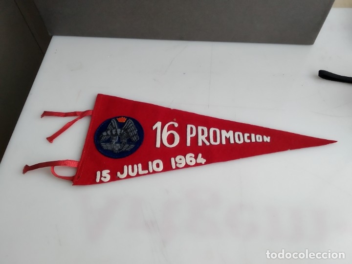 Sammlung von Wimpeln: ANTIGUO BANDERIN DE TELA 16 PROMOCION AIRE