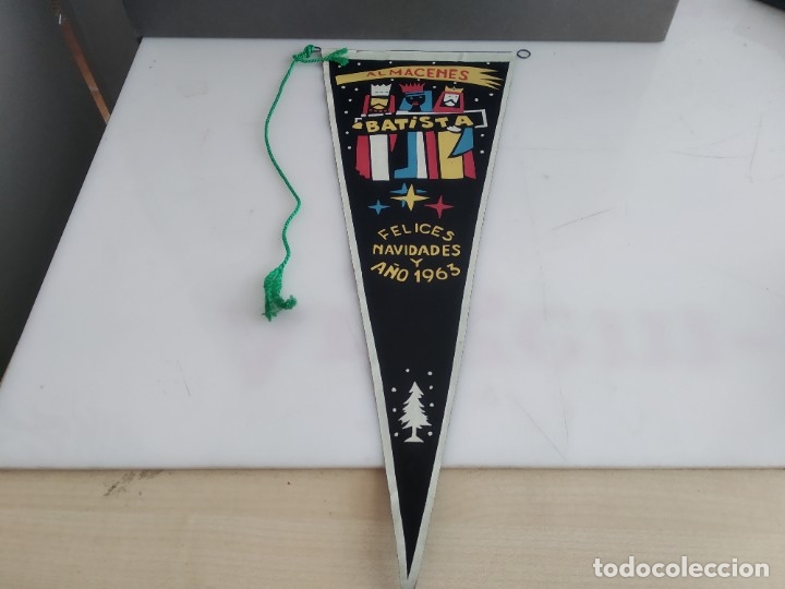 Bandierine di collezione: ANTIGUO BANDERIN DE TELA  ALMACENES BATISTA
