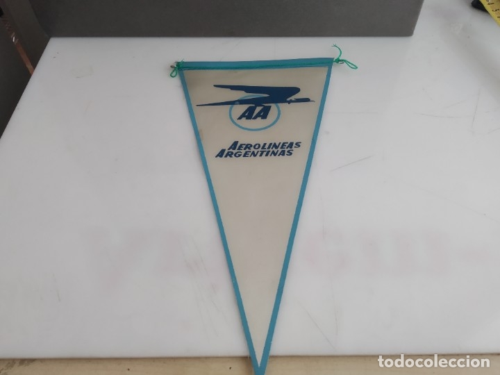 Bandierine di collezione: ANTIGUO BANDERIN DE TELA AEROLINIAS ARGENTINAS