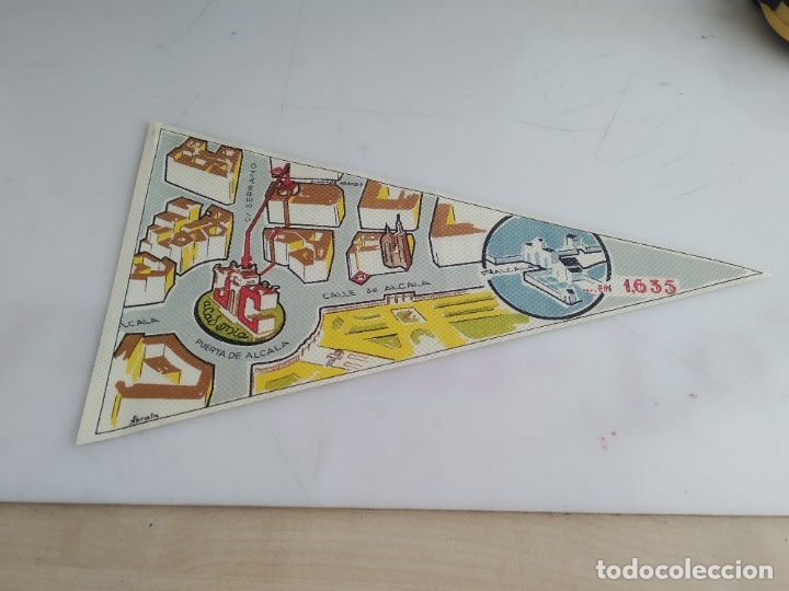 Bandierine di collezione: ANTIGUO BANDERIN DE TELA ACADEMIA JC