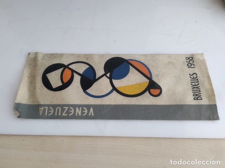 Bandierine di collezione: ANTIGUO BANDERIN DE TELA VENEZUELA