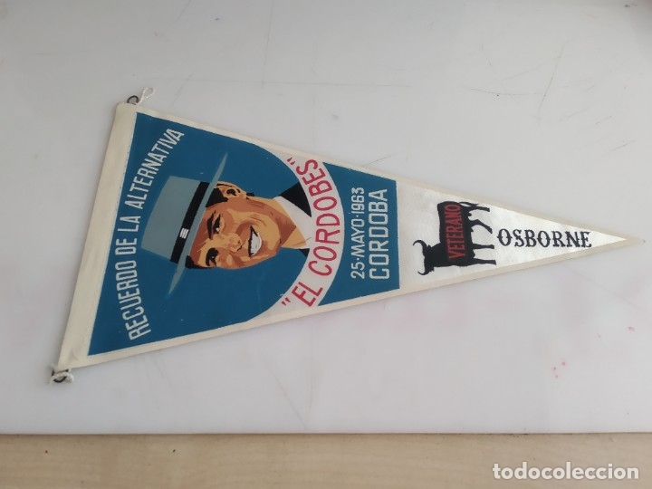 Bandierine di collezione: ANTIGUO BANDERIN DE TELA ALTERNATIVA  EL CORDOBES