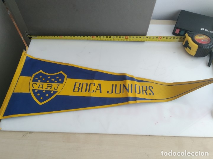 Bandierine di collezione: ANTIGUO BANDERIN DE TELA BOCA JUNIOR