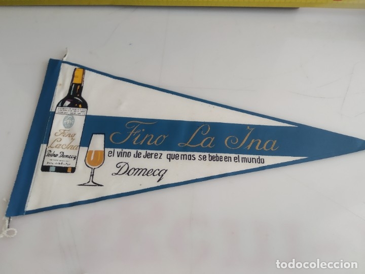 Bandierine di collezione: ANTIGUO BANDERIN DE TELA FINO LA  INA