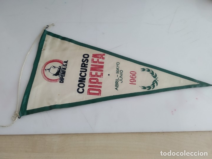Bandierine di collezione: ANTIGUO BANDERIN DE TELA CURSO DIPENFA