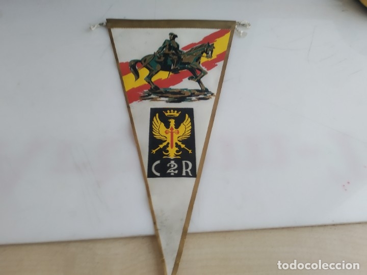 Bandierine di collezione: ANTIGUO BANDERIN DE TELA CTR MILITAR
