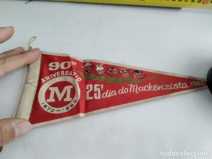 Fanions de collection: ANTIGUO BANDERIN DE TELA  90 ANIVERSARIO