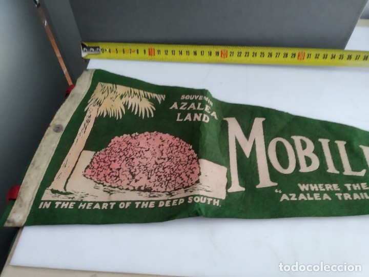 Fanions de collection: ANTIGUO BANDERIN DE TELA MOBILE ALA