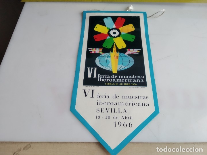 Bandierine di collezione: ANTIGUO BANDERIN FERIA IBEROAMERICANA