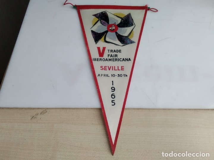 Bandierine di collezione: ANTIGUO BANDERIN TRADE FAIR  IBEROAMERICANA