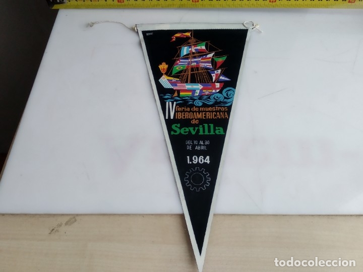 Bandierine di collezione: ANTIGUO BANDERIN FERIAS MUESTRA SEVILLA