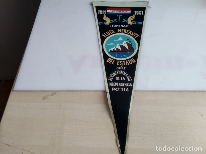 Bandierine di collezione: ANTIGUO BANDERIN FLOTA MERCANTE DEL ESTADO