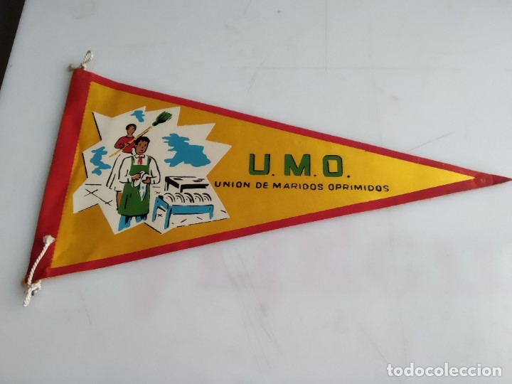 Bandierine di collezione: ANTIGUO BANDERIN  UNION DE MARIDOS OPRIMIDOS