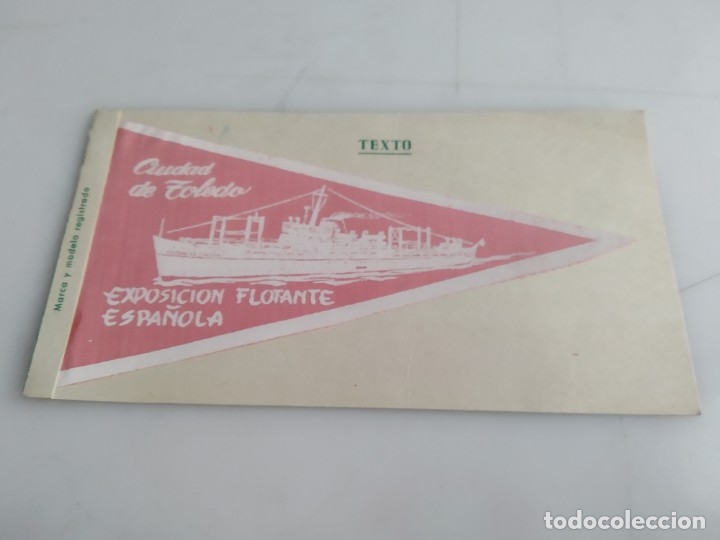 Bandierine di collezione: ANTIGUO BANDERIN  EXPOSICION FLOTANTE ESPA&Ntilde;OLA