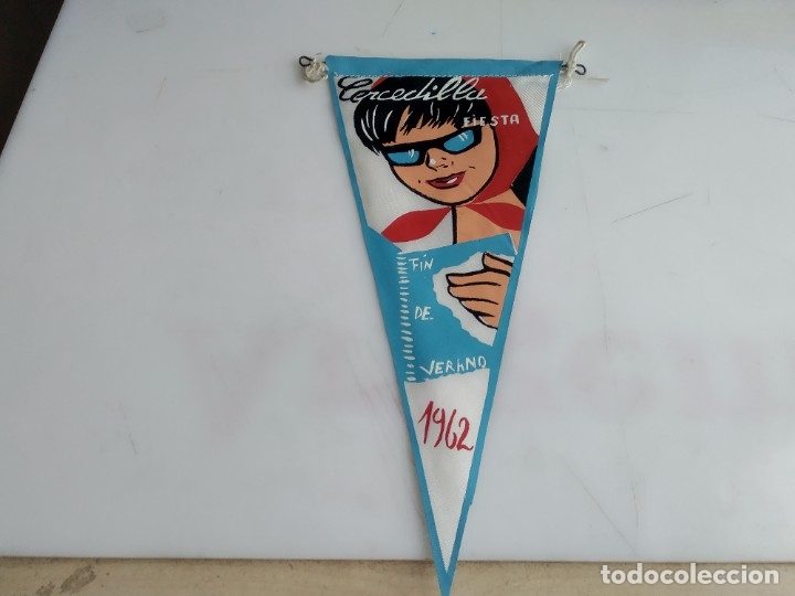 Fanions de collection: ANTIGUO BANDERIN CERCEDILLA FIESTA VERANO