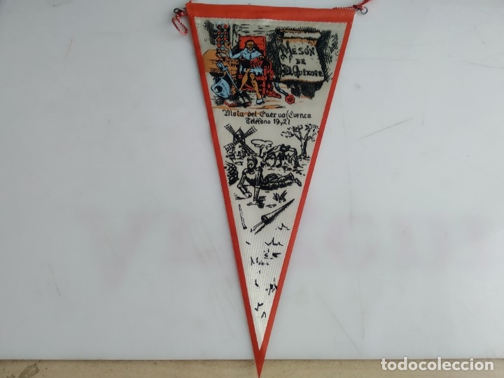 Fanions de collection: ANTIGUO BANDERIN MESON DE DON QHIXOTE