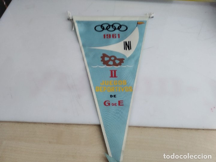 Fanions de collection: ANTIGUO BANDERIN JUEGOS DEPORTIVOS G DE E