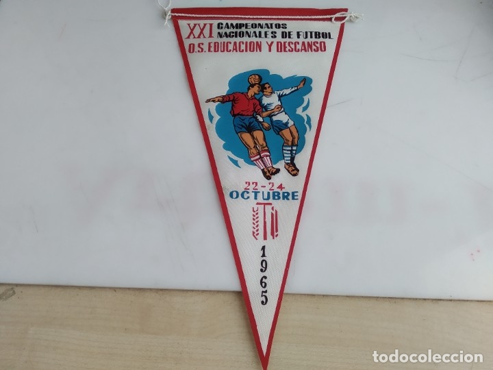 Fanions de collection: ANTIGUO BANDERIN CAMPEONATOS NACIONALES DE FUTBOL
