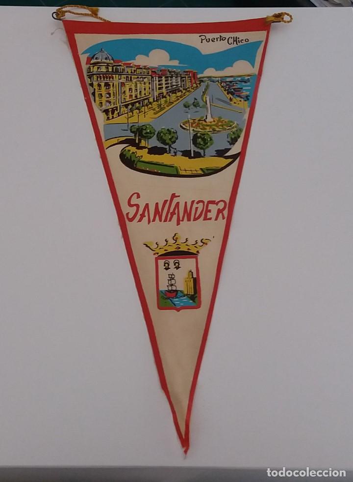 Banderines de colecci&oacute;n: Banderin de Santander. Puerto Chico. A&ntilde;os 60. De Tela.