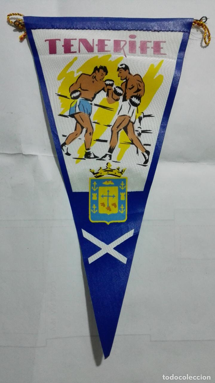 Collection pennants: ANTIGUO BANDERIN, TENERIFE, MEDIDA 27 CM