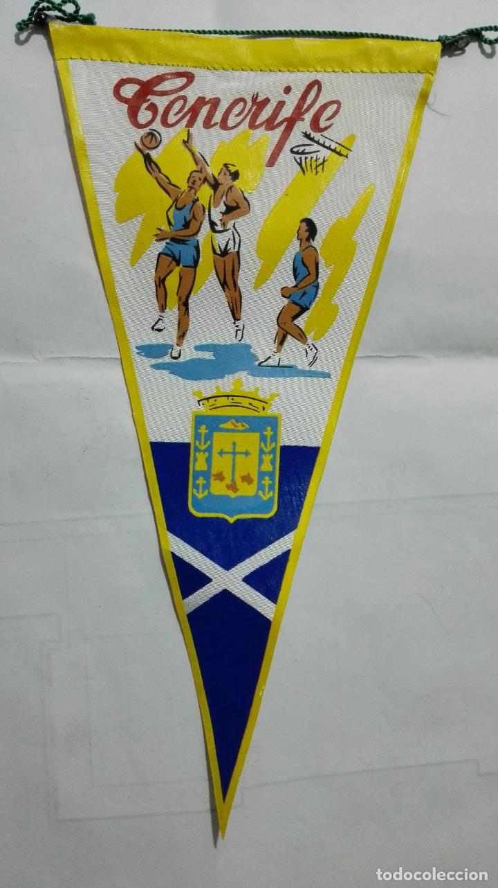 Fanions de collection: ANTIGUO BANDERIN, TENERIFE, MEDIDA 26 CM