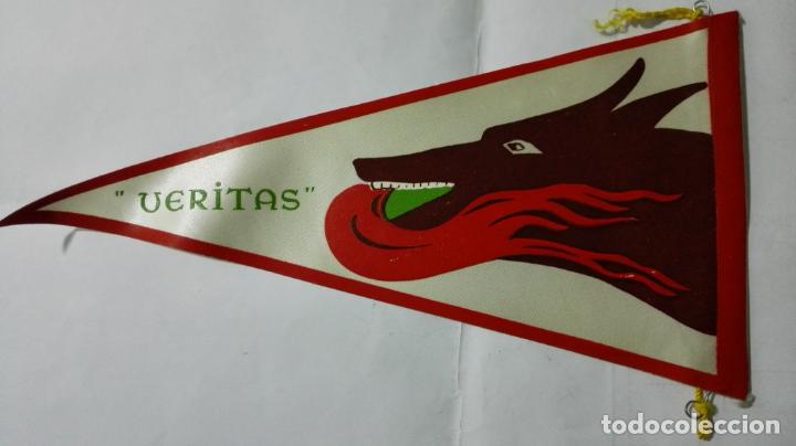 Fanions de collection: ANTIGUO BANDERIN, VERITAS, MEDIDA 26 CM