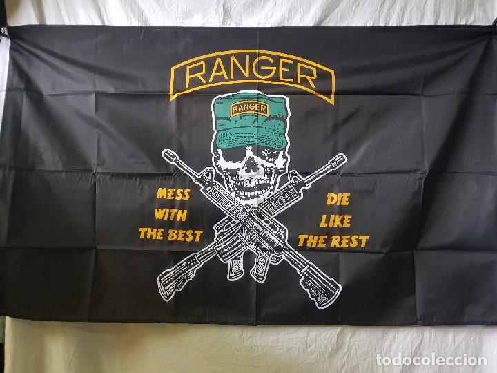 Galhardetes de cole&ccedil;&atilde;o: BANDERA DE LOS RANGERS (ESTADOS UNIDOS) 155CMX90CM