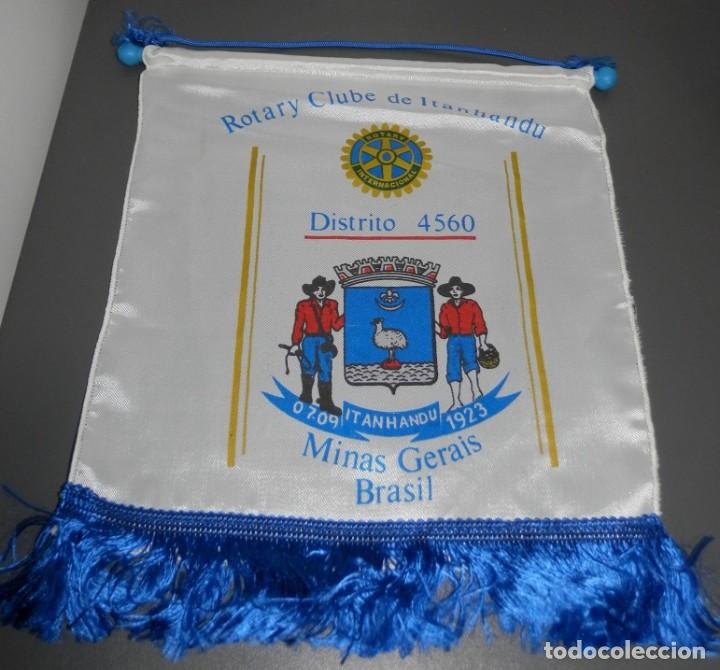 Galhardetes de cole&ccedil;&atilde;o: BANDERIN  ROTARY CLUBE DE ITANHANDU - BRASIL