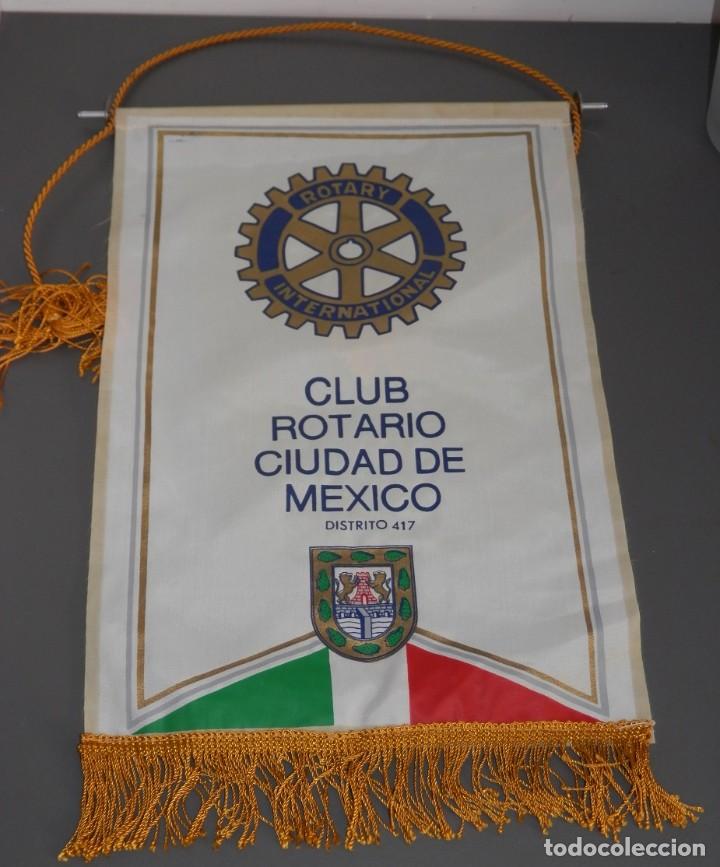 banderin rotary club de ciudad de mexico - Buy Antique and collectible  pennants on todocoleccion