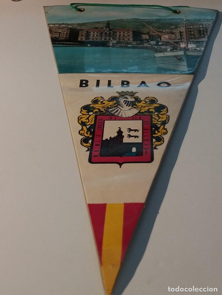 Banderines de colecci&oacute;n: Banderin de Bilbao. Plastificado. A&ntilde;os 60