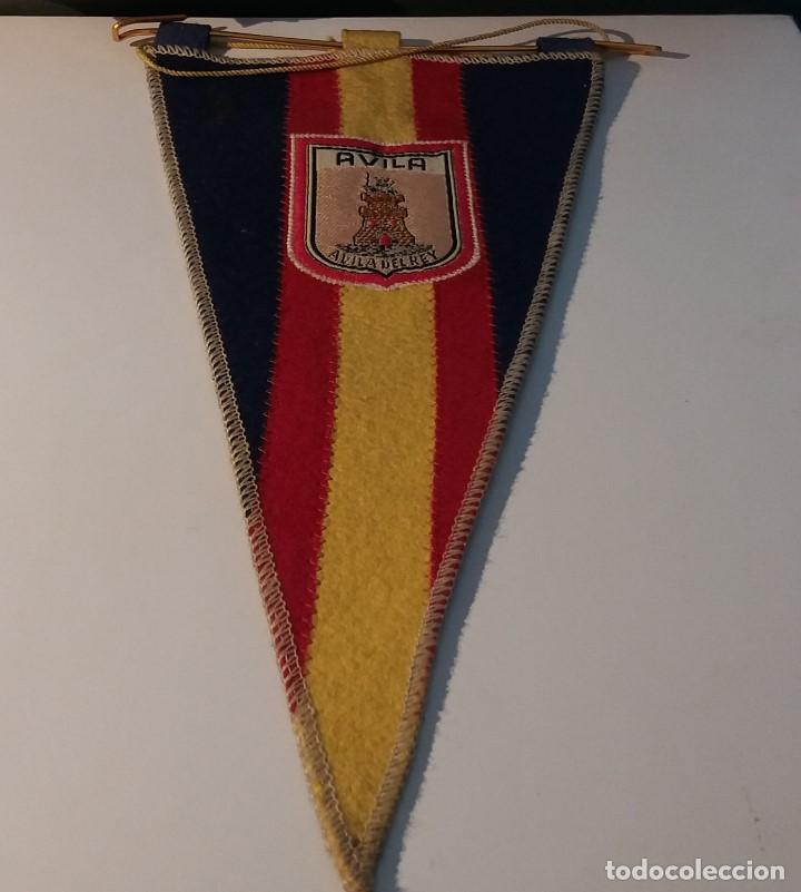 Banderines de colecci&oacute;n: Banderin de &Aacute;vila. Fieltro. A&ntilde;os 50