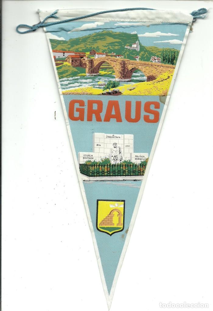 Banderines de colecci&oacute;n: ANTIGUO BANDERIN GRAUS - Foto 1