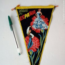 Banderines de colección: ANTIGUO BANDERÍN DE ESPAÑA. AÑOS 70. DE TELA