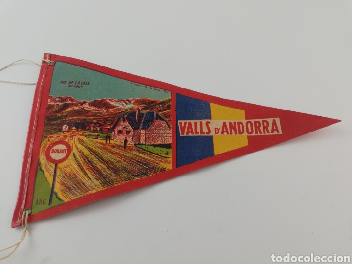 Banderines de colecci&oacute;n: BANDERIN VALLS D'ANDORRA COLL D'ENVALIRA.