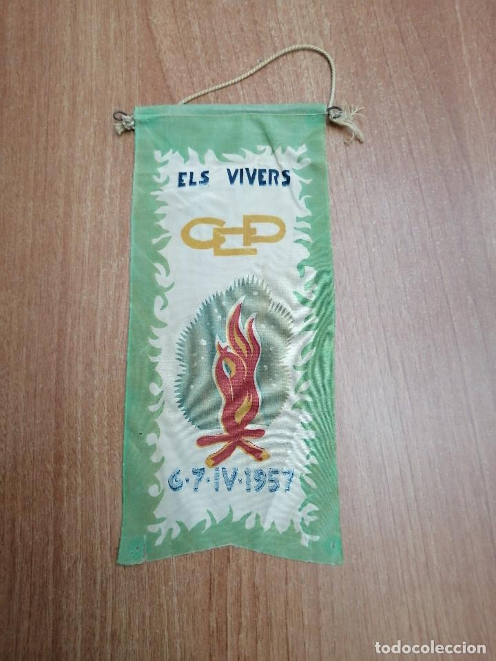 Fanions de collection: BANDERIN ELS VIVERS CED 6-7-IV-1957
