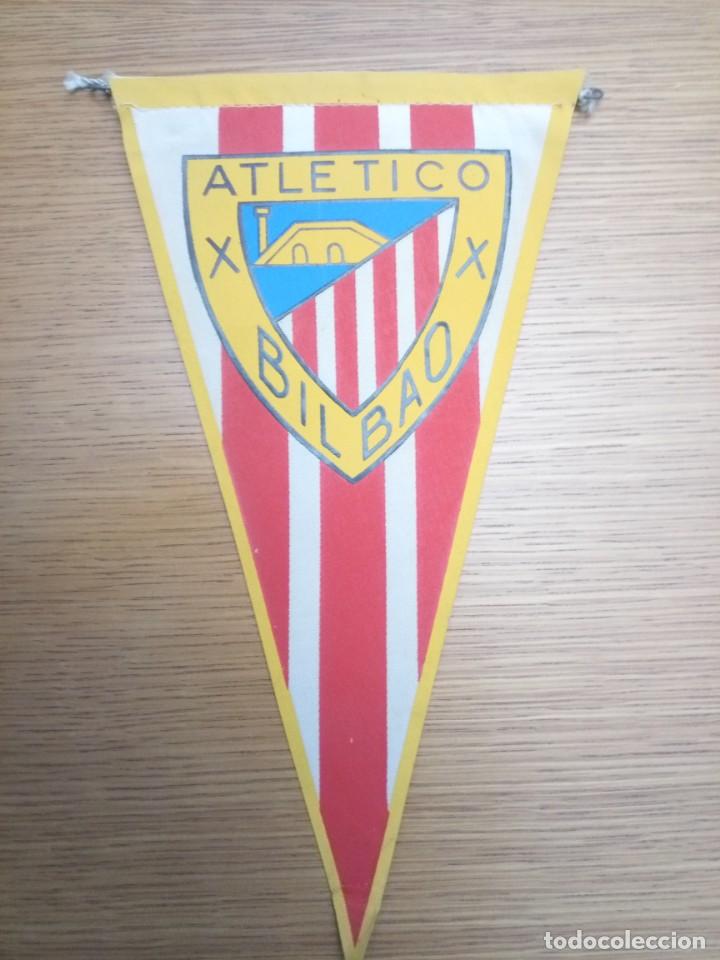 Collection pennants: Bonito bander&iacute;n f&uacute;tbol a&ntilde;os 70 Atl&eacute;tico bilbao