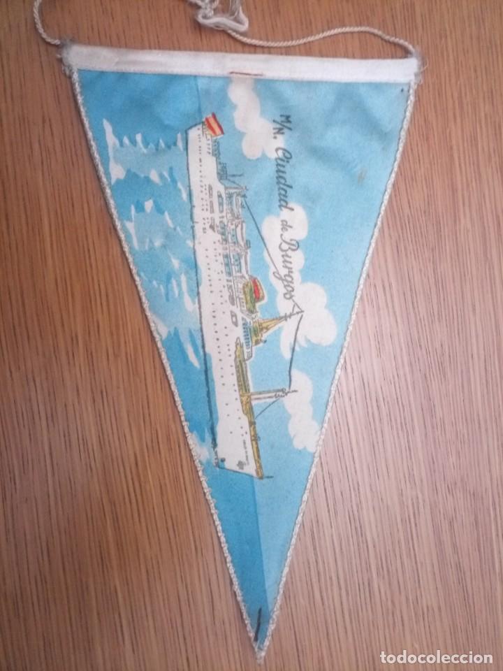 Collection pennants: Antiguo bander&iacute;n barco ciudad de Burgos